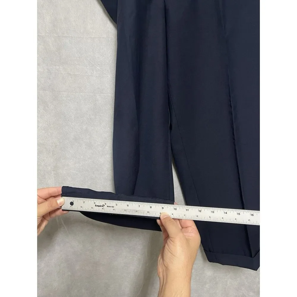 Beverly Hills Polo Club Suit Men 50L Navy Blue 2 B Career‎ 43X28 Pants Luxury